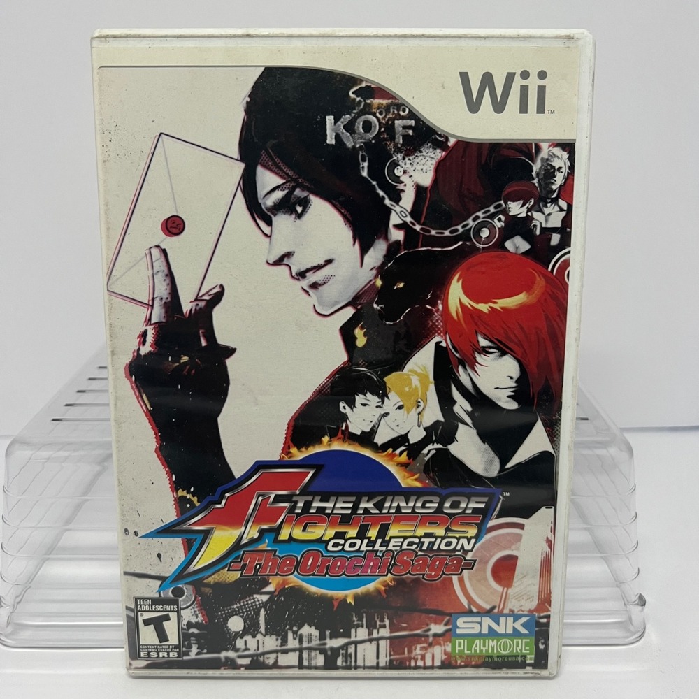 King of Fighters Collection Orochi Saga Nintendo Wii Complete Game Tested
